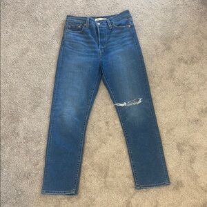 Levi’s wedgie straight blue jean